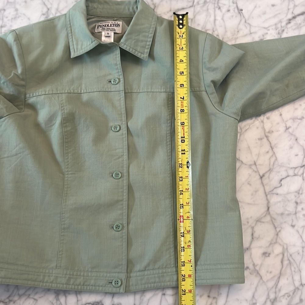 Pendleton Womens Jacket Button Down Blazer Size 8… - image 8